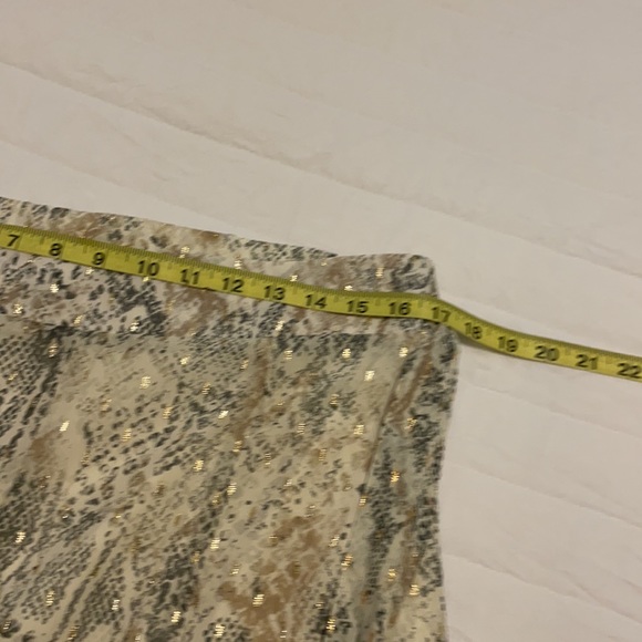 NWOT Faux Snakeskin Print Midi Skirt - Picture 6 of 16